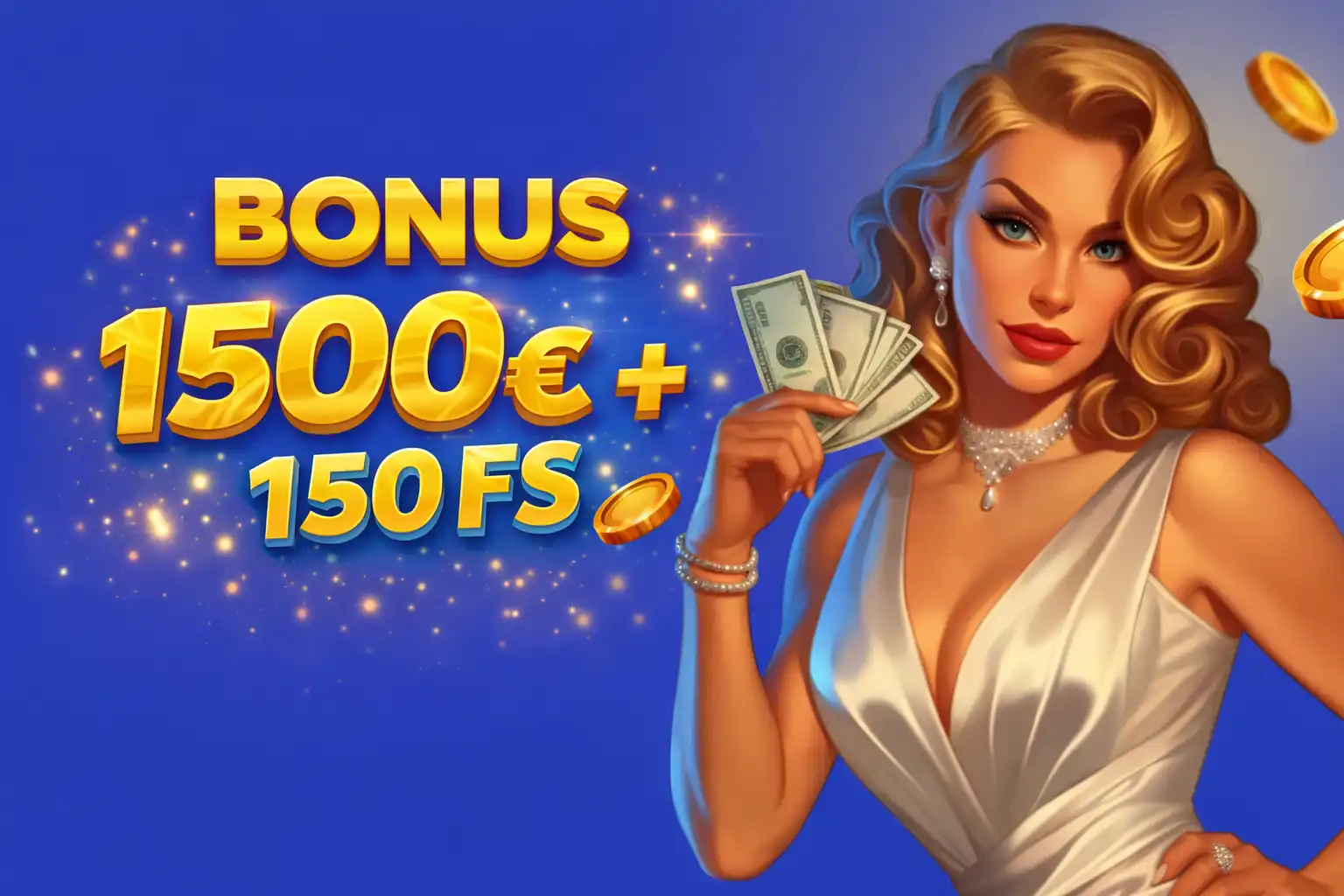 Welkomstbonus €1500 + 150 Free Spins